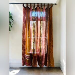 Bohemian Multicolor Sheer Curtains - 2 Panels